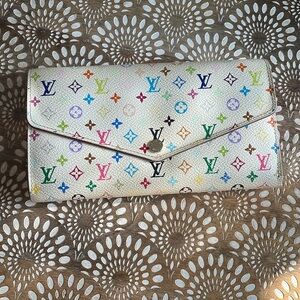 8867 Louis Vuitton Murakami Sarah White Pink
